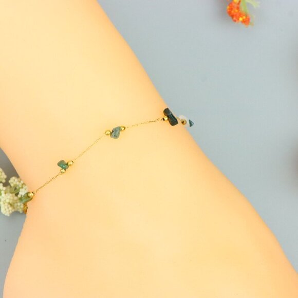 "Handmade Anklet – A Stylish Choice for Women, Thoughtful Gift Idea, EVCH1115 - Picture 1 of 9